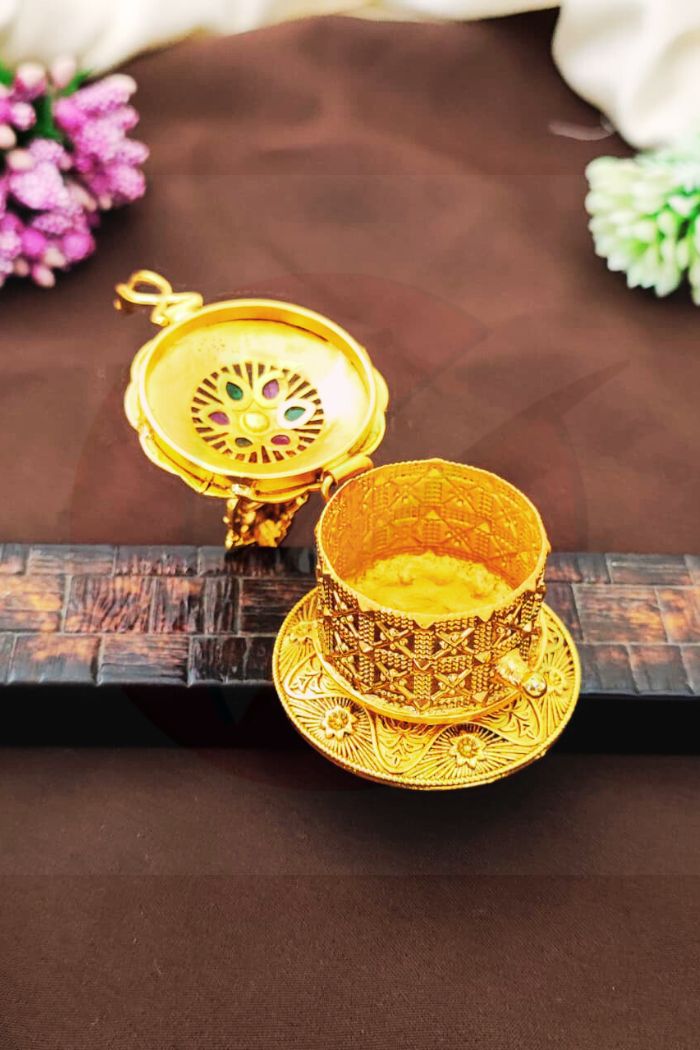 Ganesha Kumkum Box Brass Sindoor Box Kumguma Chimil