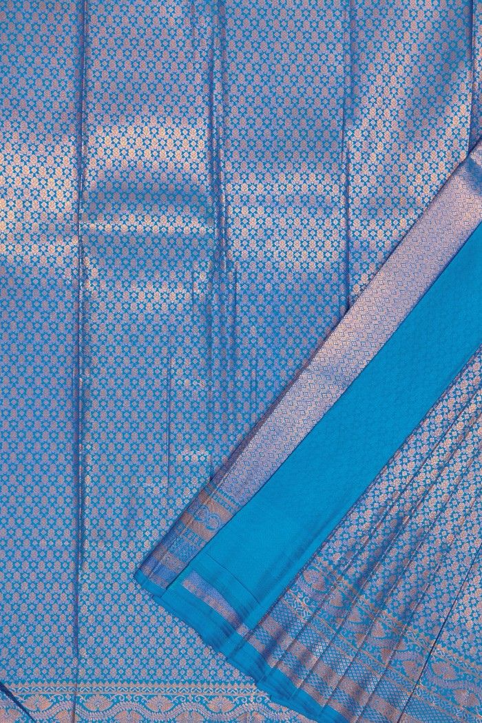 Fancy Semi Silk Blue - 4