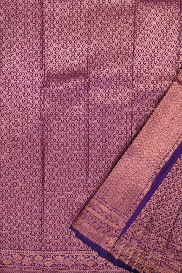 Fancy Semi Silk Purple - 4