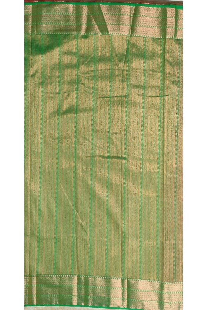 Kanjivaram Blended Silk Saree-Red - 5