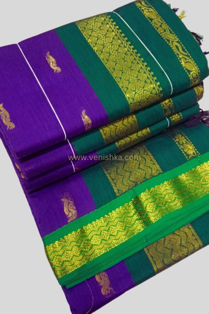 Kalyani Cotton Spanish Violet
