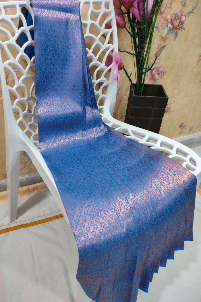 Fancy Semi Silk Blue