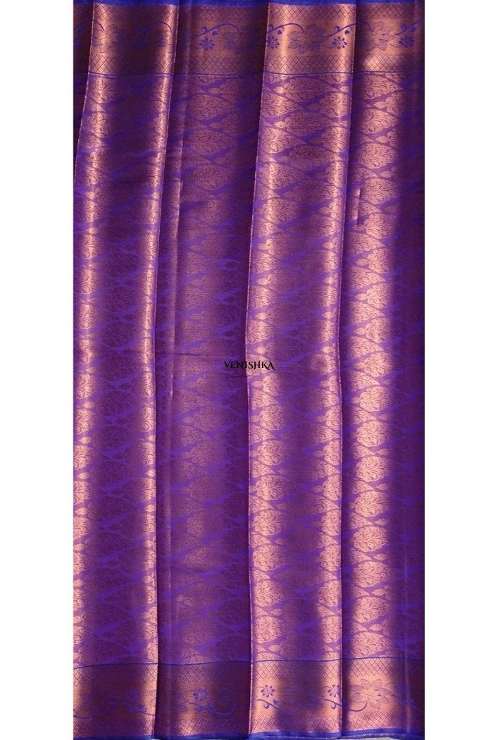 Fancy Silk Purple With Buttas
