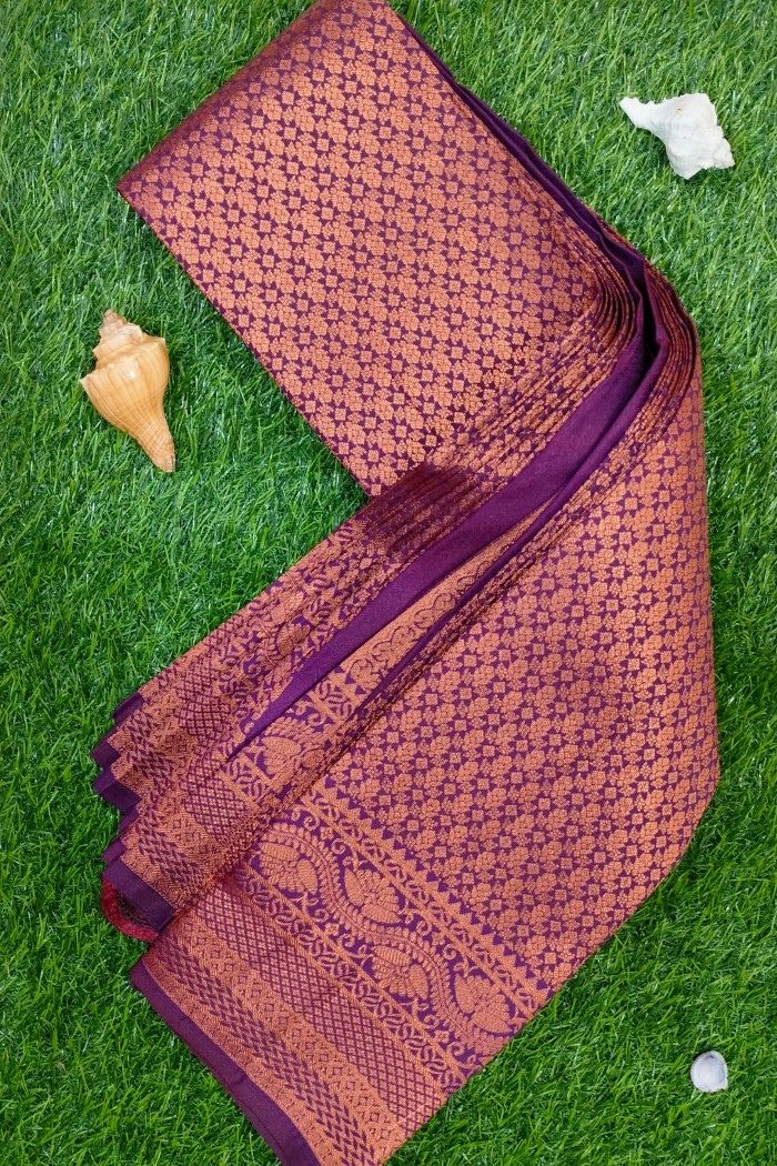 Fancy Semi Silk Purple