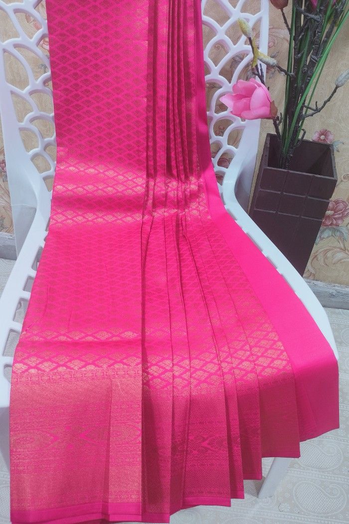 Fancy Semi Silk Pink