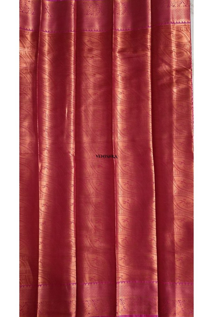 Fancy Silk Maroon