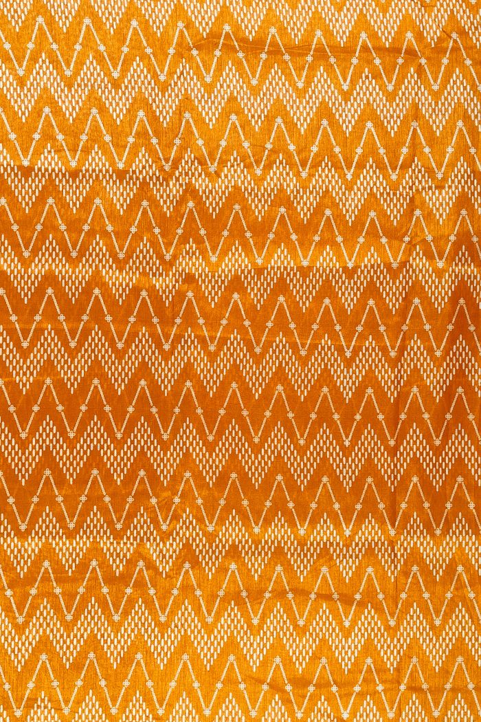 Dola Semi Silk Saree with Rusty Orange - 3
