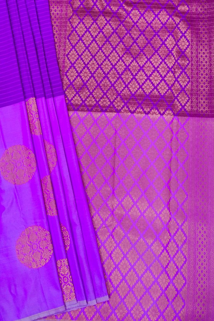 Kanjivaram Silk half and Half Saree