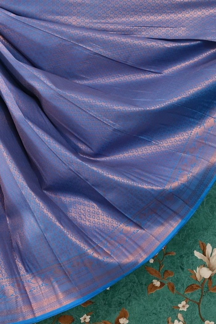 Fancy Semi Silk Blue - 3