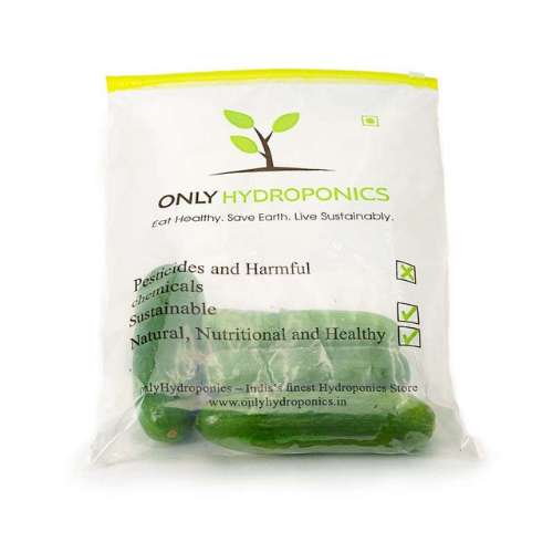 ONLYHYDROPONICS Snacking seedless Cucumber- Organically Grown