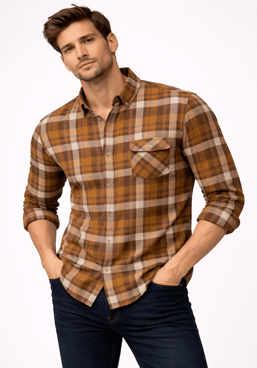 ODCC 1 Pocket Checkered Full Sleeve Shirt YM0782