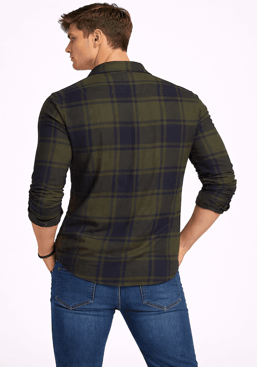 ODCC 2 Pocket Flap Checkered Full Sleeve Shirt YM0783 - 3