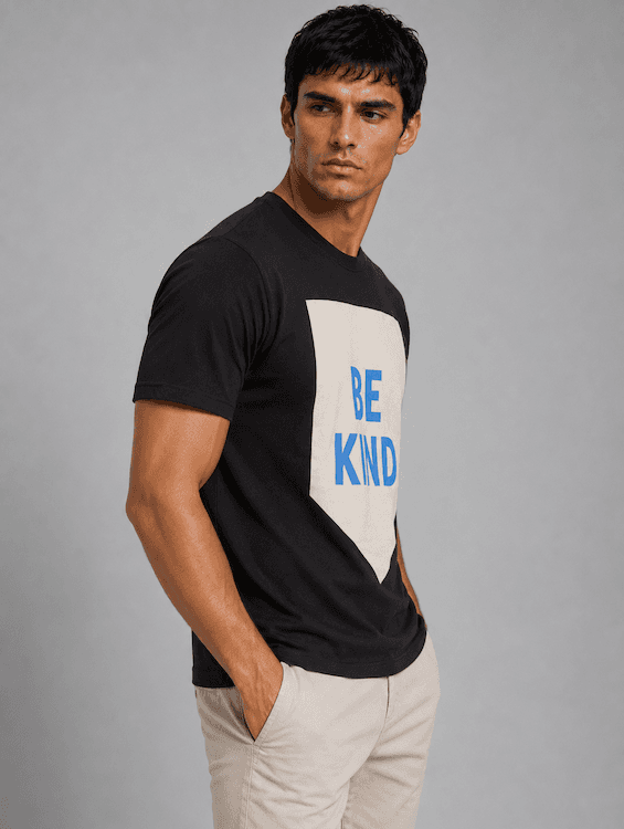 ODCC ROUND NECK PRINTED HALF SELEEVS T02529 - 3