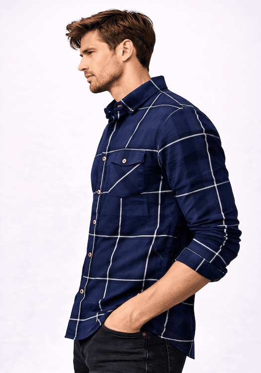 ODCC 1 Pocket Checkered Full Sleeve Shirt YM0784 - 2