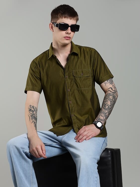 ODCC 1POCKET  SHIRT H/S YM0733 - 6