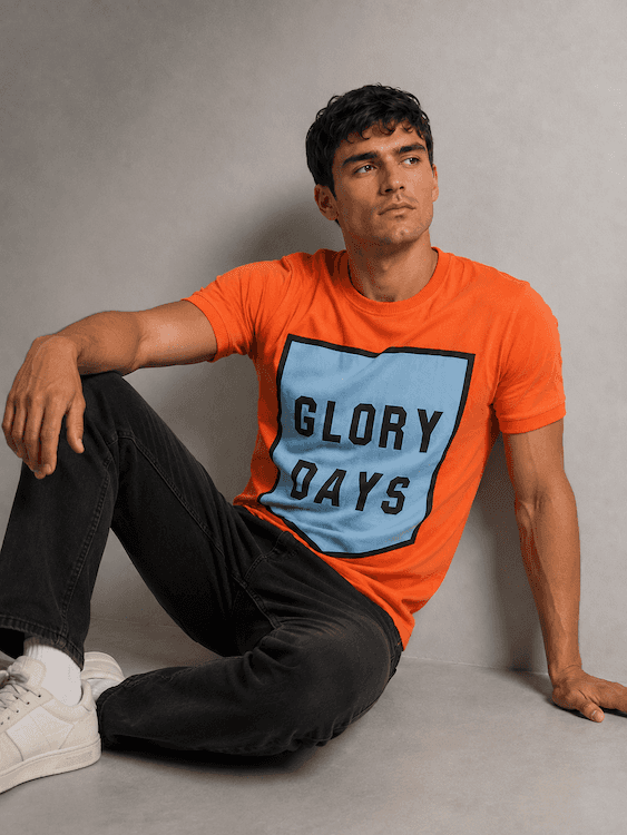 ODCC Orange Glory Days Graphic Printed T-Shirt for Men T02565 - 6