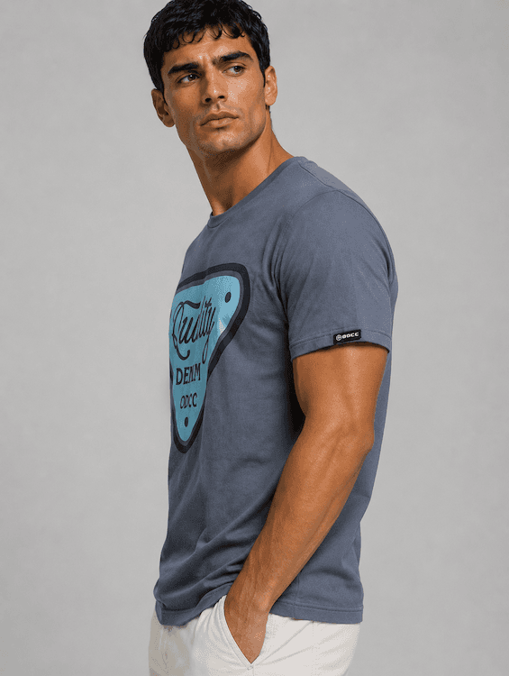 ODCC ROUND NECK PRINTED HALF SELEEVS T02530 - 3