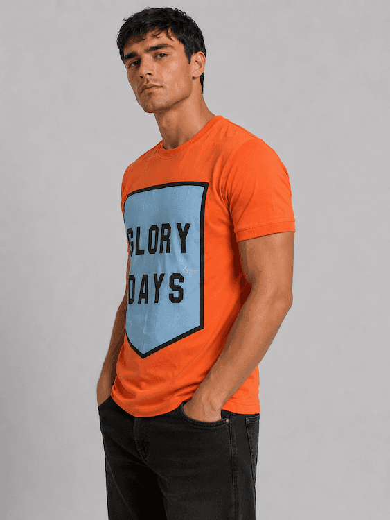 ODCC Orange Glory Days Graphic Printed T-Shirt for Men T02565 - 2