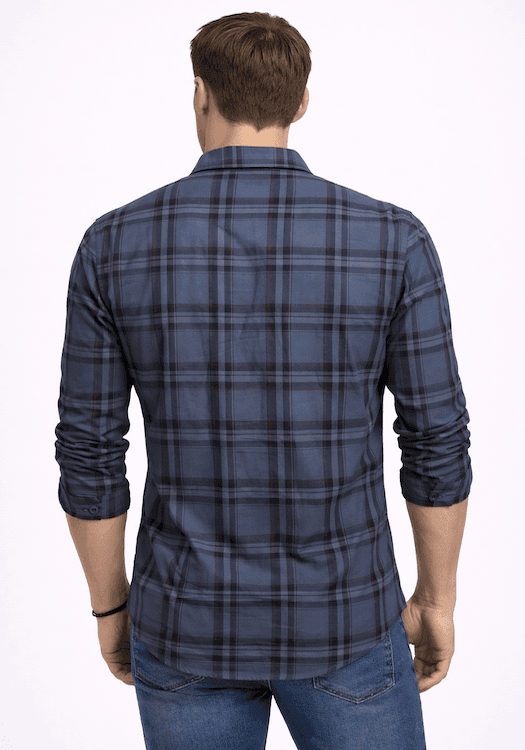 ODCC 2 Pocket Flap Checkered Full Sleeve Shirt YM0759 - 2