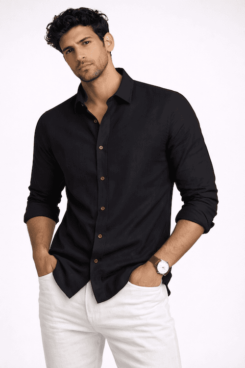 ODCC PLAIN SHIRT FULL SELEEVS  YM0803