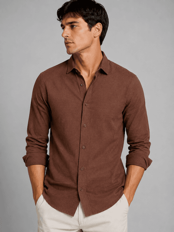 ODCC PLAIN SHIRT FULL SELEEVS  YM0798