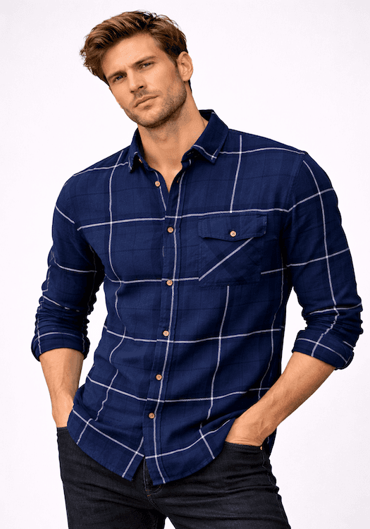 ODCC 1 Pocket Checkered Full Sleeve Shirt YM0784