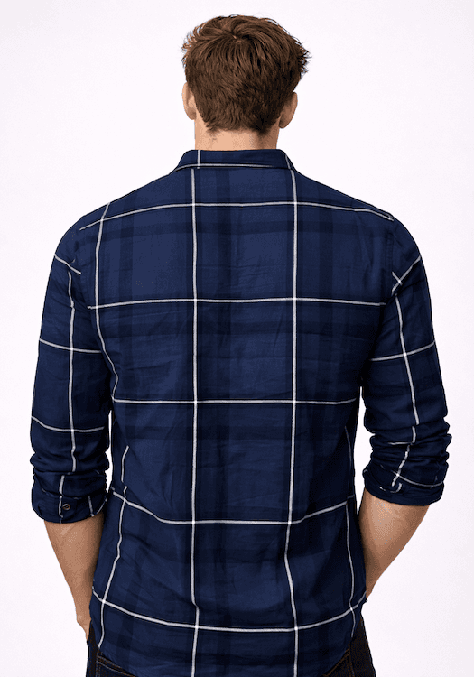 ODCC 1 Pocket Checkered Full Sleeve Shirt YM0784 - 3