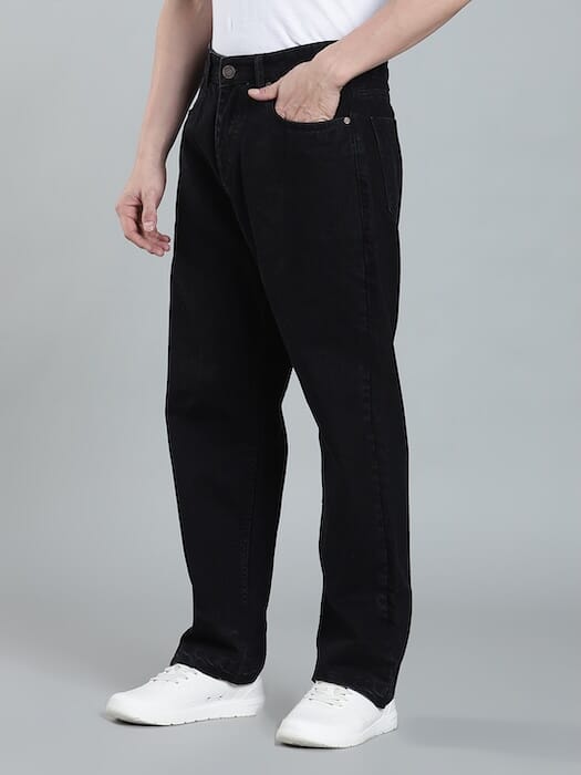 ODCC BAGGY FIT BLACK DENIM J1760 - 2