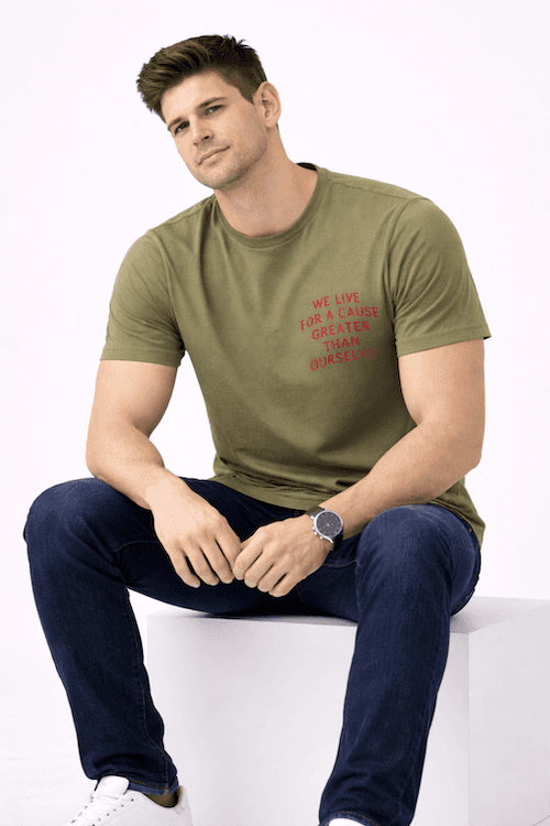 ODCC ROUND NECK PRINTED HALF SELEEVS T02515 - 5