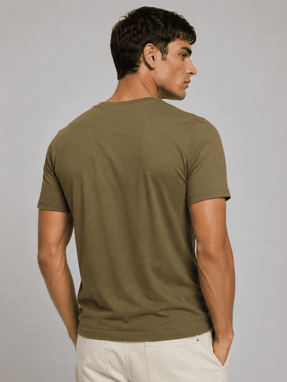 ODCC ROUND NECK PRINTED HALF SELEEVS T02535 - 5