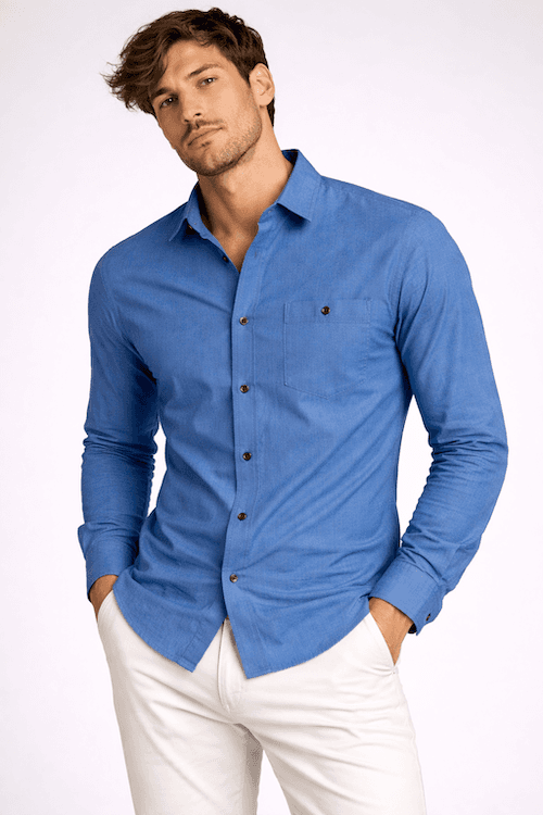 ODCC 1 POCKET  SHIRT F/S YM0768 - 2