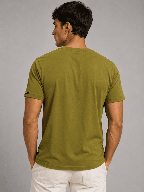 ODCC ROUND NECK PRINTED HALF SELEEVS T02533 - 5