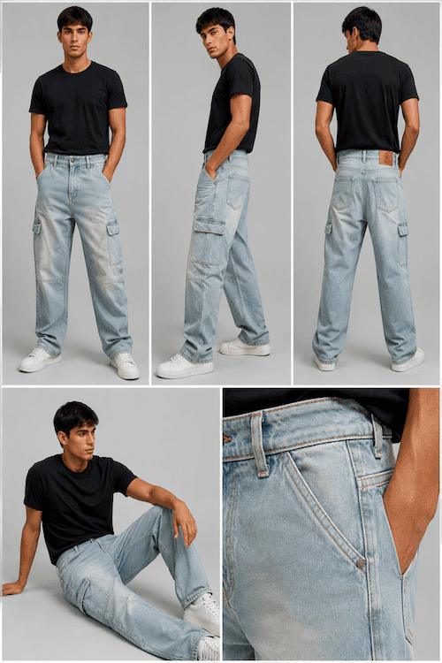 ODCC CARGO  BAGGY FIT J1780 - 3