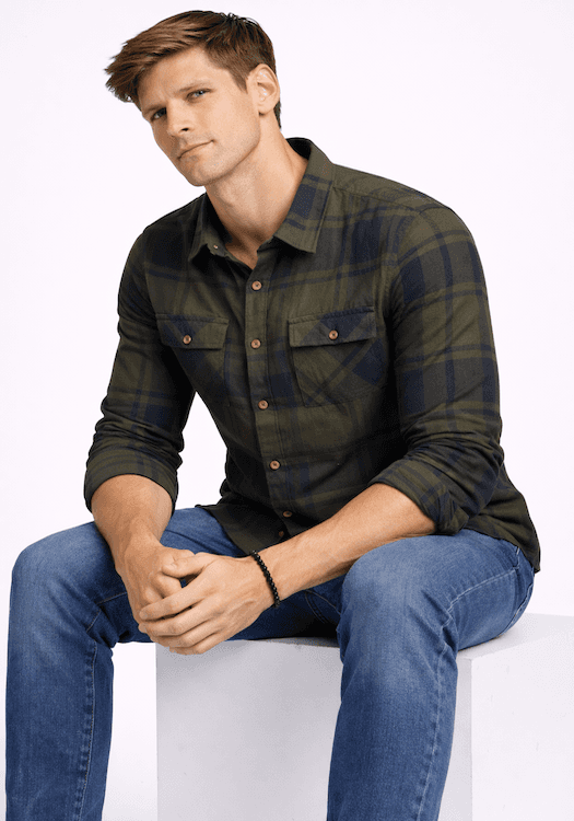 ODCC 2 Pocket Flap Checkered Full Sleeve Shirt YM0783 - 4
