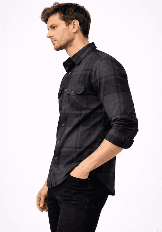 ODCC 2 Pocket Flap Checkered Full Sleeve Shirt YM0786 - 3