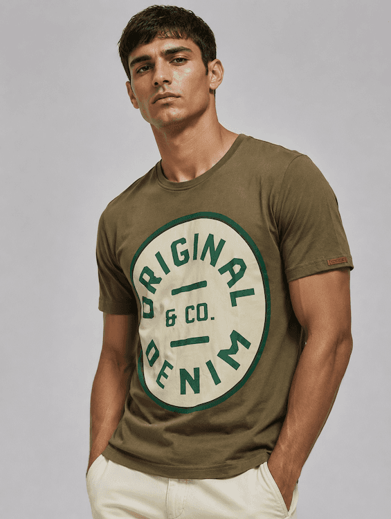 ODCC ROUND NECK PRINTED HALF SELEEVS T02535 - 2