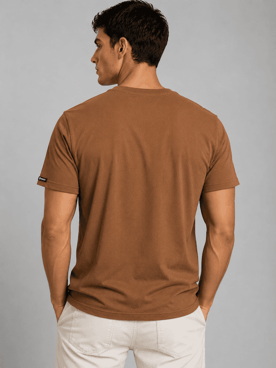 ODCC ROUND NECK PRINTED HALF SELEEVS T02537 - 5