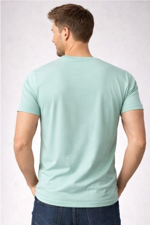 ODCC ROUND NECK PRINTED HALF SELEEVS  T02500 - 4