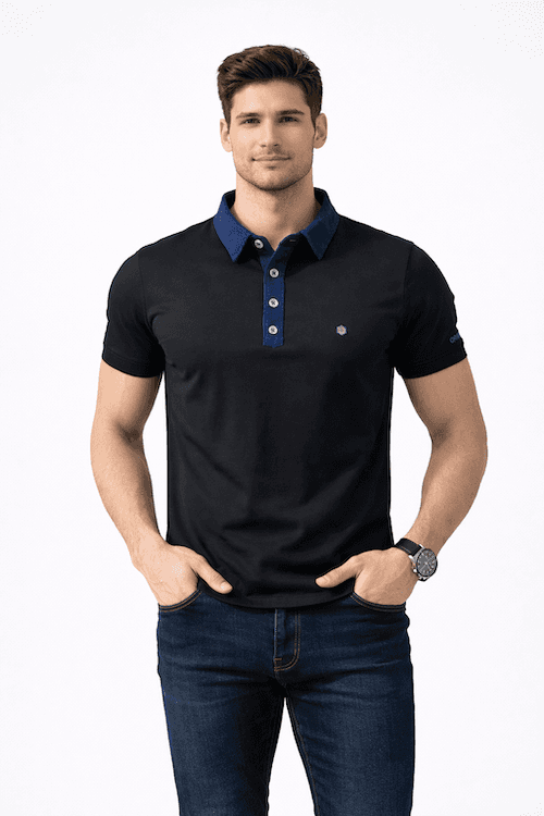 ODCC DENIM COLLAR H/S T02511 - 3