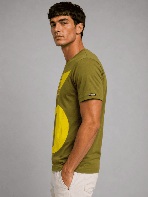ODCC ROUND NECK PRINTED HALF SELEEVS T02533 - 2