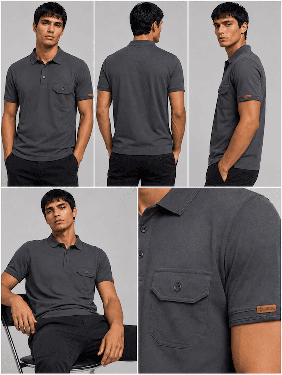 ODCC COLLAR HALF SELEEVS T02548 - 7