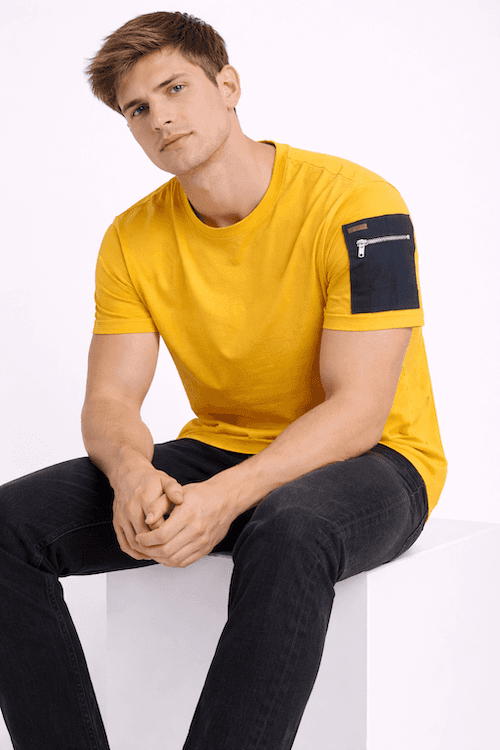 ODCC ROUND NECK WITH POCKET SLEEVES H/S T02476 - 4