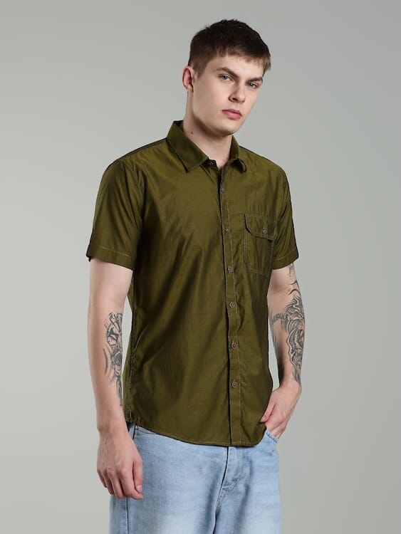 ODCC 1POCKET  SHIRT H/S YM0733 - 3