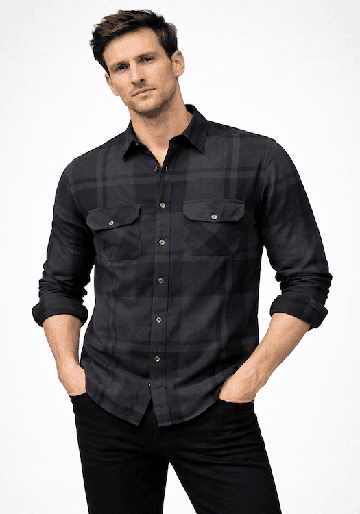 ODCC 2 Pocket Flap Checkered Full Sleeve Shirt YM0786