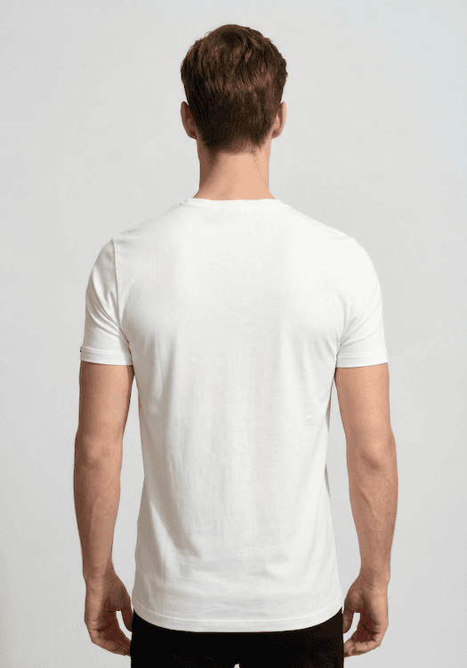 ODCC ROUND NECK PRINTED HALF SELEEVS  T02503 - 2