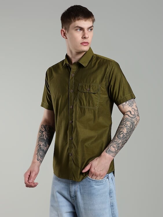 ODCC 1POCKET  SHIRT H/S YM0733 - 2