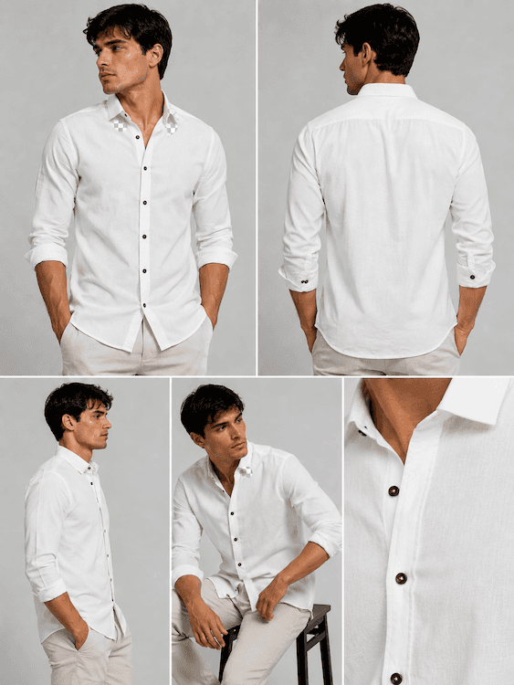 ODCC PLAIN SHIRT FULL SELEEVS  YM0801 - 7