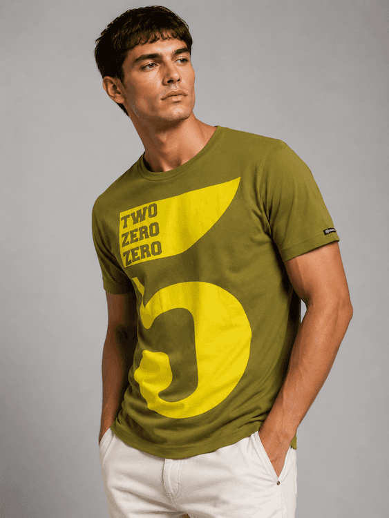 ODCC ROUND NECK PRINTED HALF SELEEVS T02533 - 4