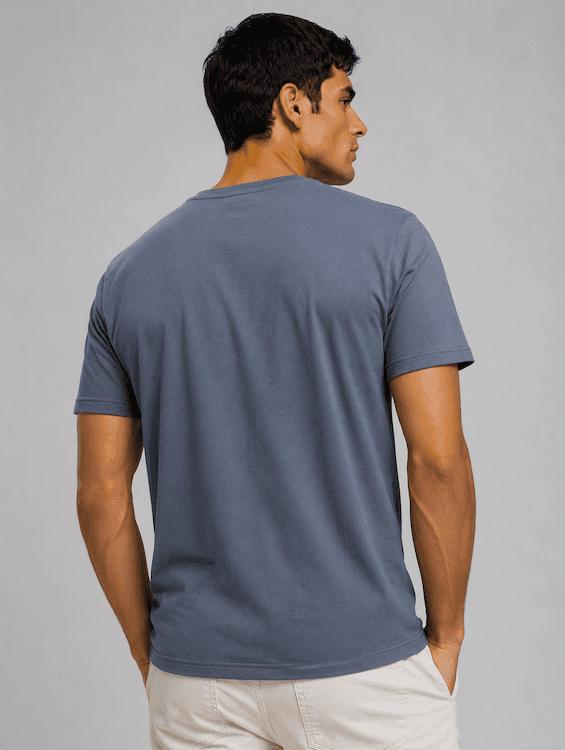 ODCC ROUND NECK PRINTED HALF SELEEVS T02530 - 4
