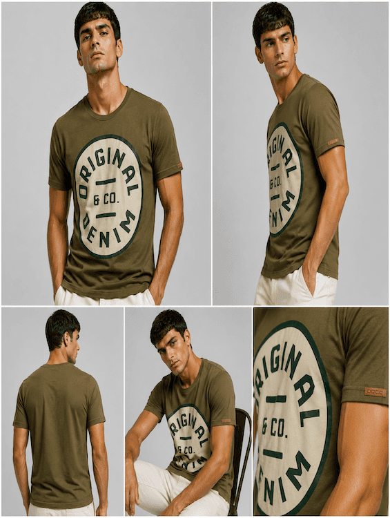 ODCC ROUND NECK PRINTED HALF SELEEVS T02535 - 6